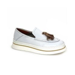 XSA Xsa 9863 Cuir Bianco Mocassins