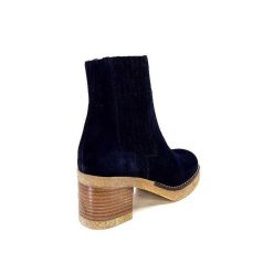 Ivoire0036a Ivoire Cv6104 Daim Bleu Marine Bottines