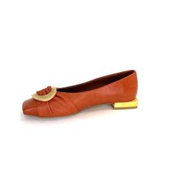 angel alarcon Angel Alarcon 24004 Cuir Orange Ballerines