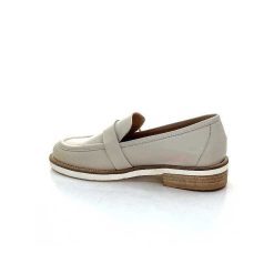 Ivoire0347b Ivoire K557 Cuir Creme Mocassins