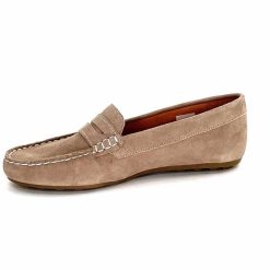 Ivoire0209b Ivoire 11163 Daim Taupe Mocassins