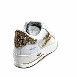 Semerdjian Semerdjian Smr Noubar 11464 Cuir Blanc Glitter Or Baskets