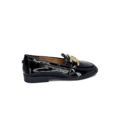 Ivoire0317a Ivoire 2200127-1301 Cuir Vernis Noir Mocassins