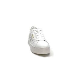 Liu.Jo Liu.Jo Ba4039 Cuir Blanc Dore Baskets