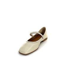 We Do Ivoire 55362 Cuir Beige Ballerines