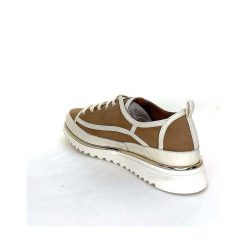 XSA Xsa 9951 Cuir Daim Beige Marron Baskets