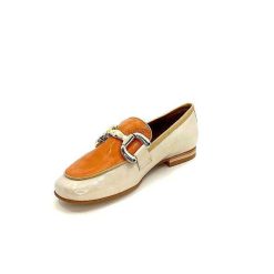 JHay Jhay 2213 Cuir Beige Orange Mocassins