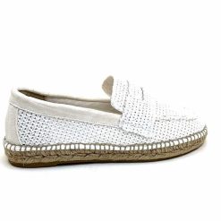 Gaimo Gaimo Zona Textile Blanc Mocassins