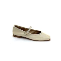 We Do Ivoire 55362 Cuir Beige Ballerines