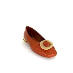 angel alarcon Angel Alarcon 24004 Cuir Orange Ballerines